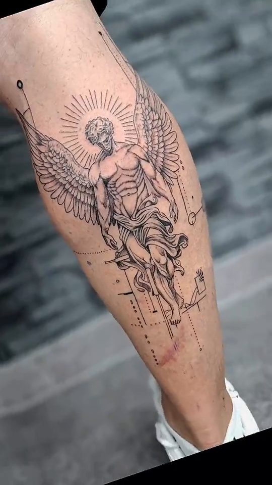 Engel – Wade – Tattoo von IR'S Tattoo & Art, Bad Salzuflen