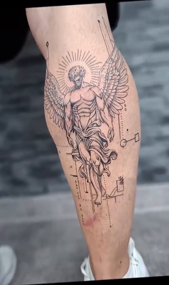 Engel – Wade – Tattoo von IR'S Tattoo & Art, Bad Salzuflen